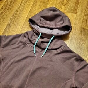 The North‎ Face Hoodie Cowl Turtle Neck Women Small Purple Adjustable Turtleneck